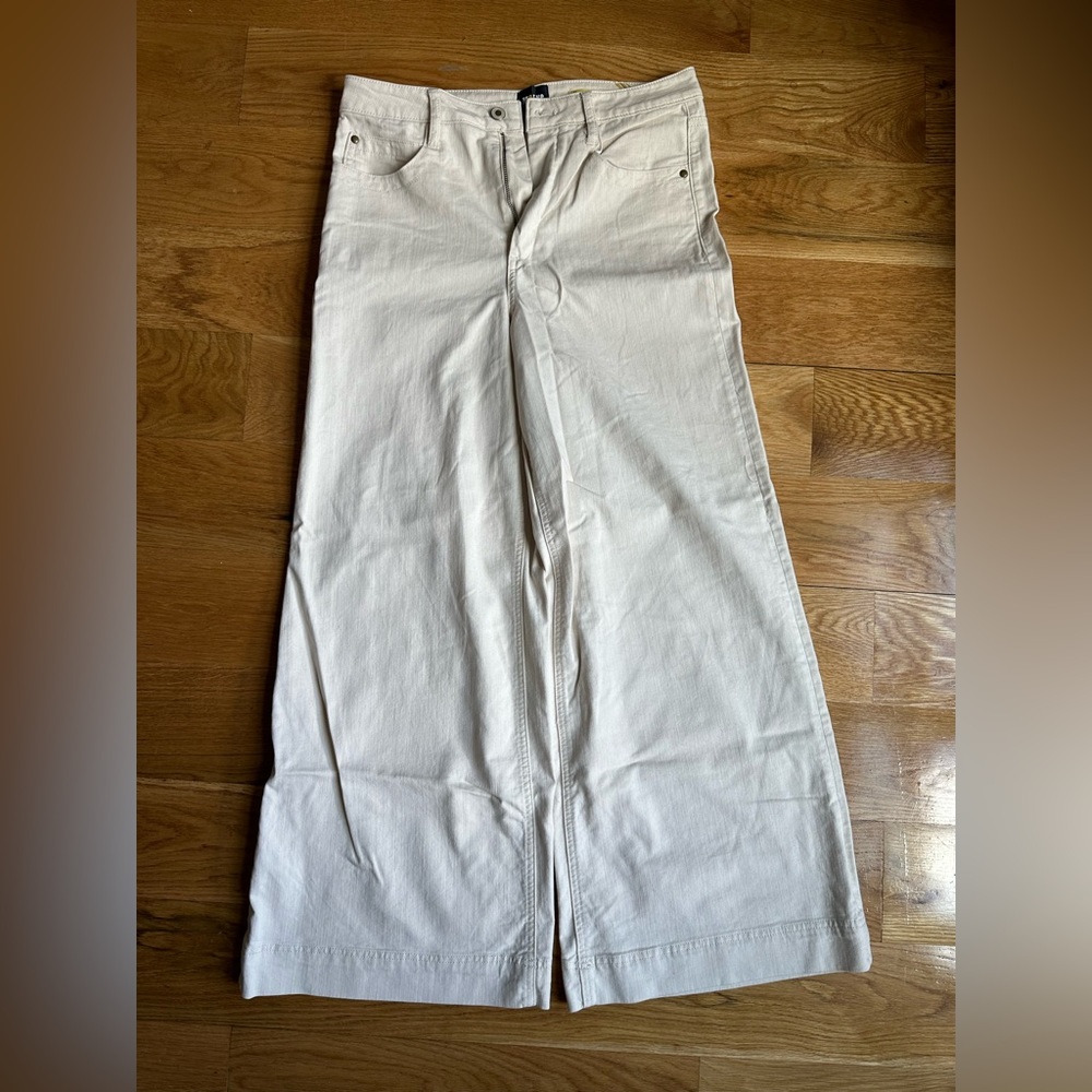 Maeve Wide Leg Crop Jean Size 31